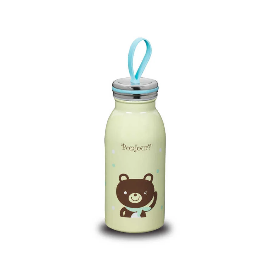 Метална бутилка «A691-03 Bambino» 350ml, жълта