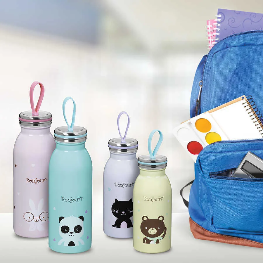 Метална бутилка «A691-03 Bambino» 350ml, жълта