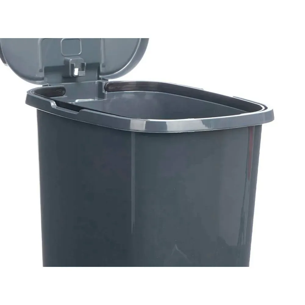 Кошче с педал ABK-142 Антрацит Пластмаса 25 L (6 броя)