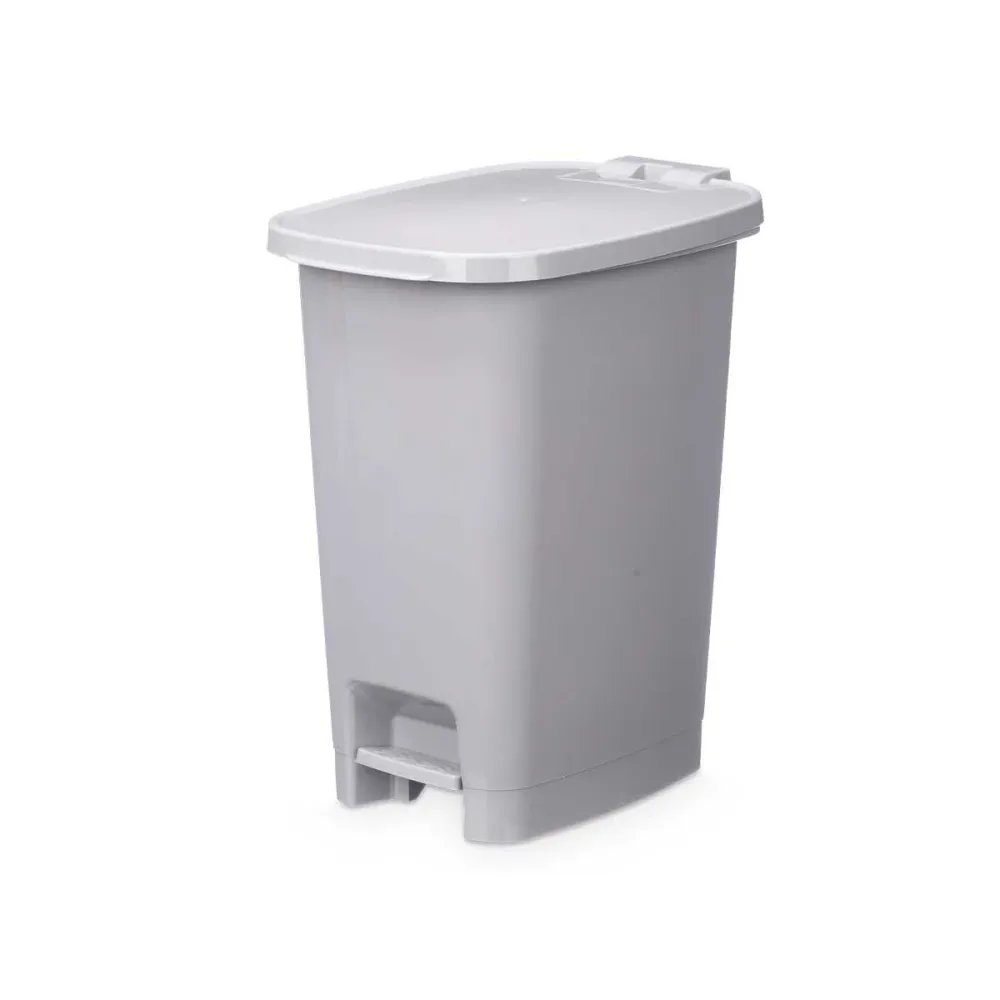 Кошче с педал ABK-142 1 Сив Пластмаса 25 L (6 броя)