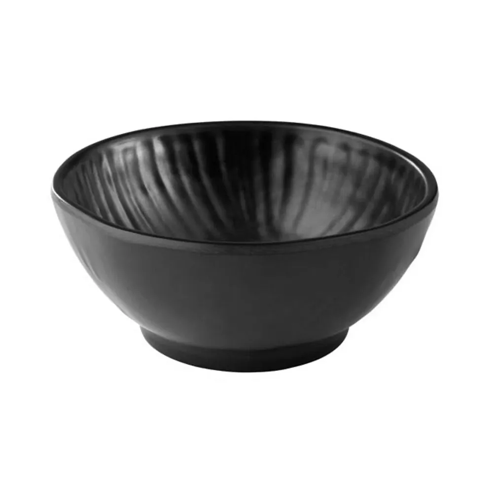 (6 бр.) Купа - AIKO - Меламин - 600ml - Ø 160mm - Дълбочина: 70mm - Черно