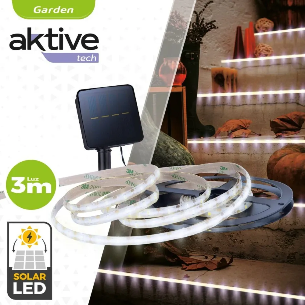 Лента за светлини Aktive LED Бял Градина 3 m (6 броя)