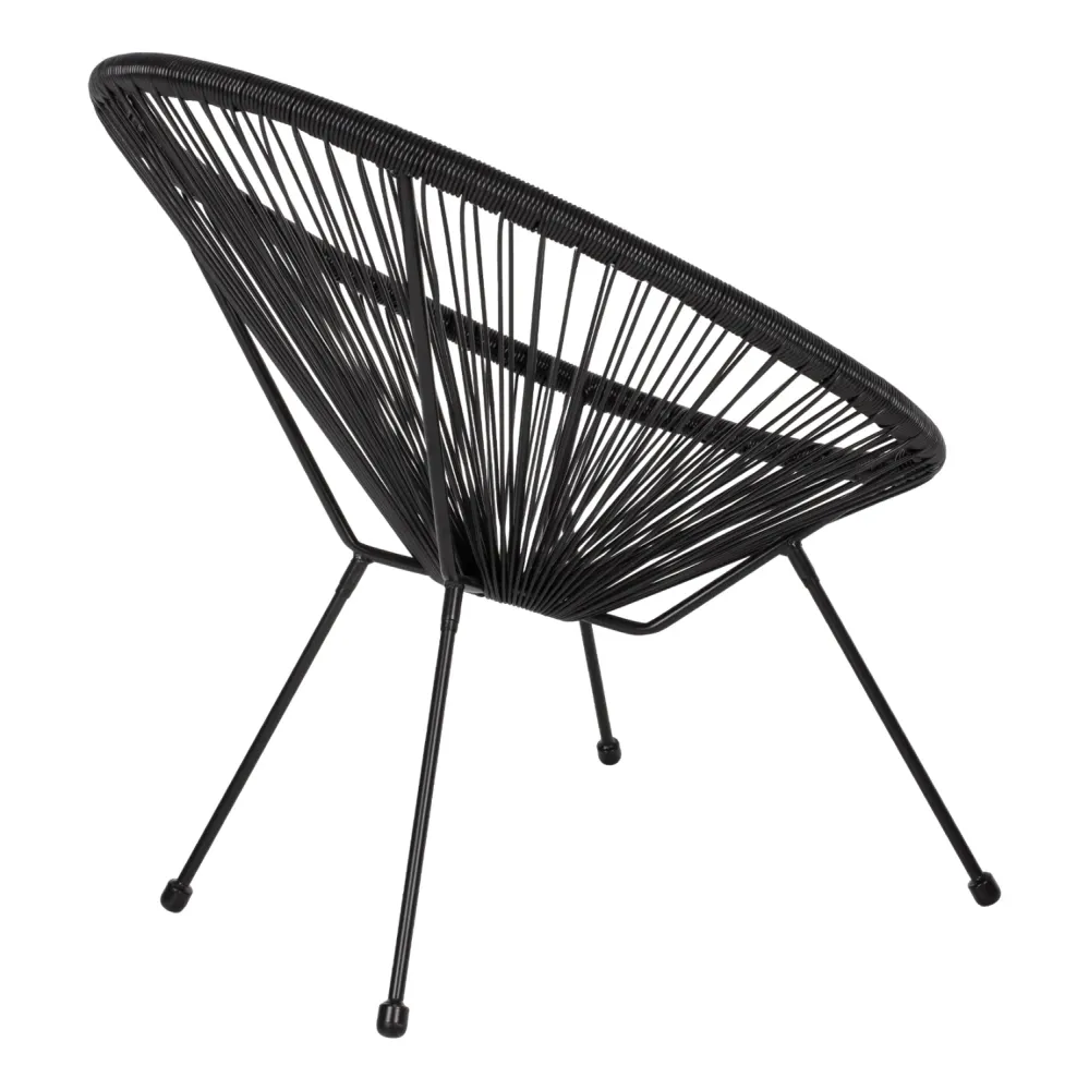 Кресло ALEGRA акапулко черно 71x72x80