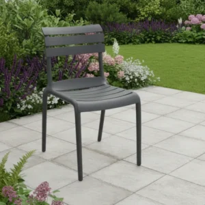 Стифиращ се стол ALMEA pp антрацит 42.5x55.5x82см