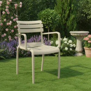 Стифиращ се стол ALMEA pp капучино 58x56x82см