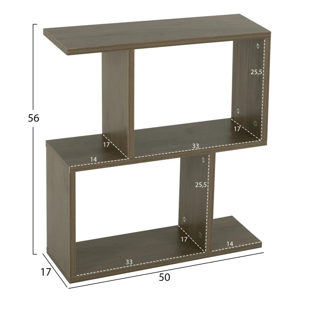 Помощна маса AMABELLA цвят маслено сив 50x17x56см