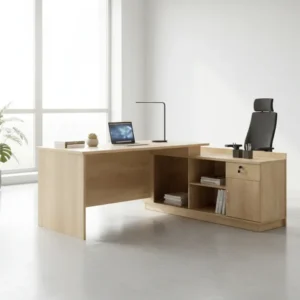 Работно бюро професионално Amazon десен ъгъл цвят сонома 180х160х76см