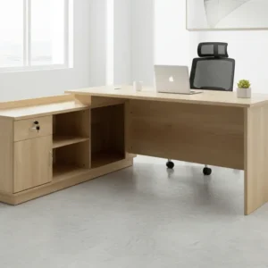 Професионално работно бюро Amazon ляв ъгъл цвят сонома 180x160x76см