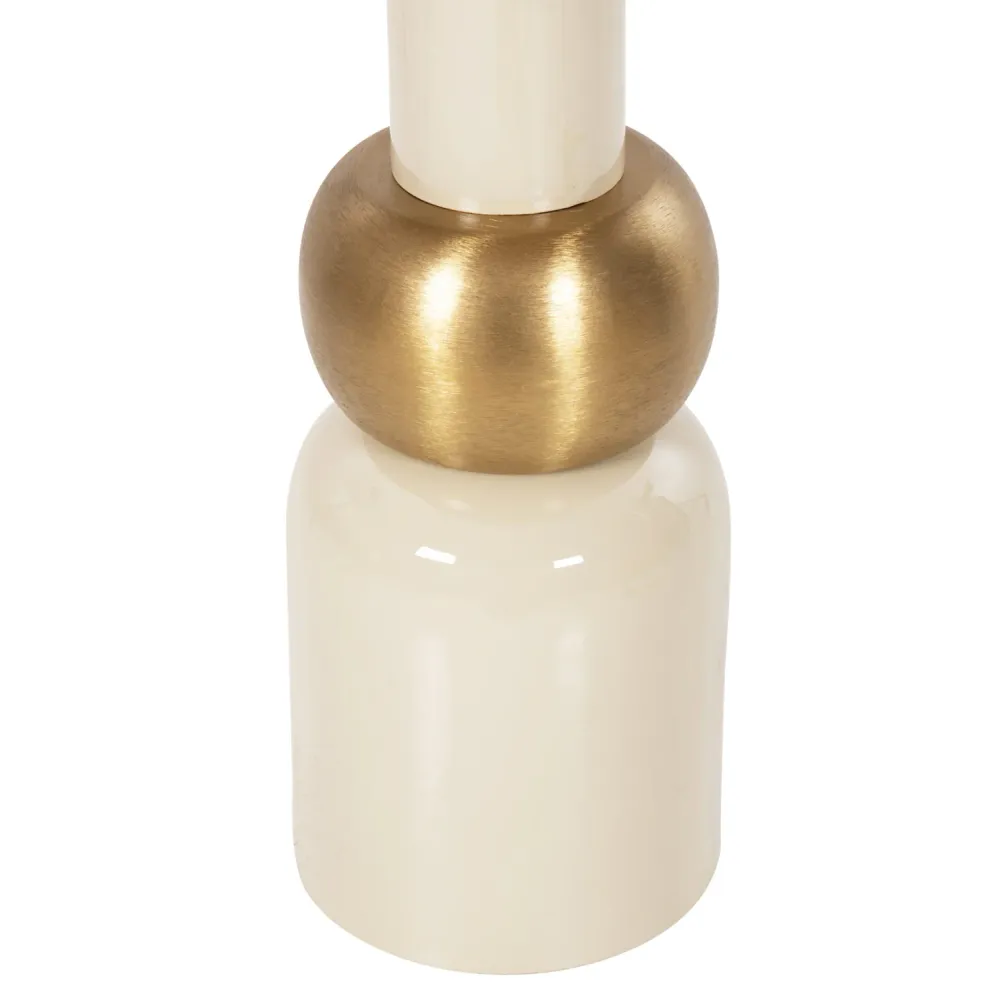 Помощна маса AMBUR крем-златист цвят Φ40.5x62см