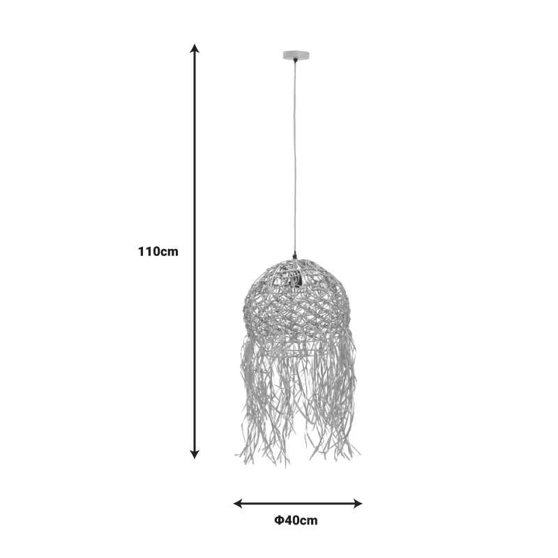 Плафон Amelon е27 естествен φ40x110см