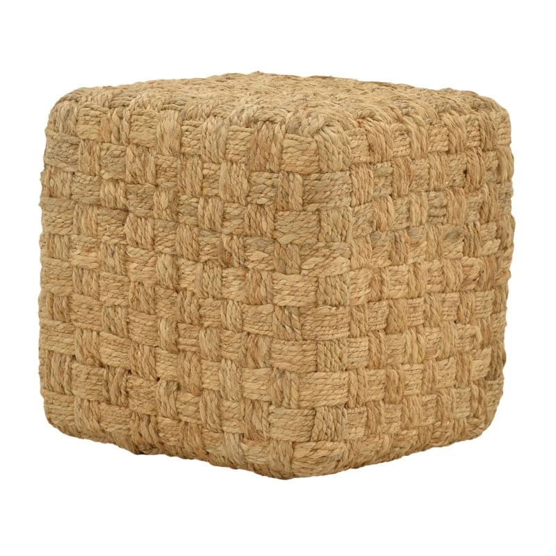 Табуретка Aropion бежова 100% юта 40x40x40см