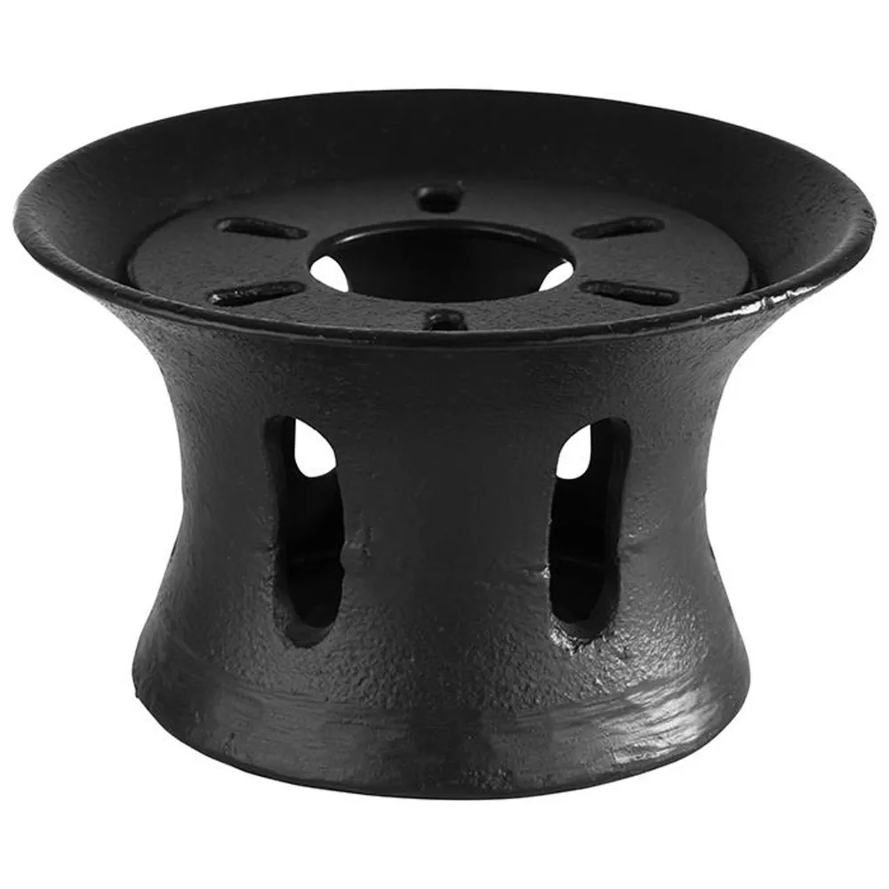 (6 бр.) Подгряваща поставка ASIA - черно - чугун - 130x130x75mm - с капак