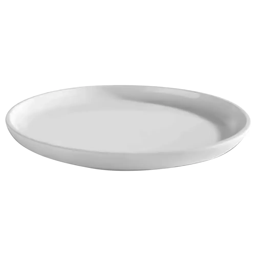 (6 бр.) ASIA PLUS - Плоска чиния - Меламин - Ø160mm - Бял