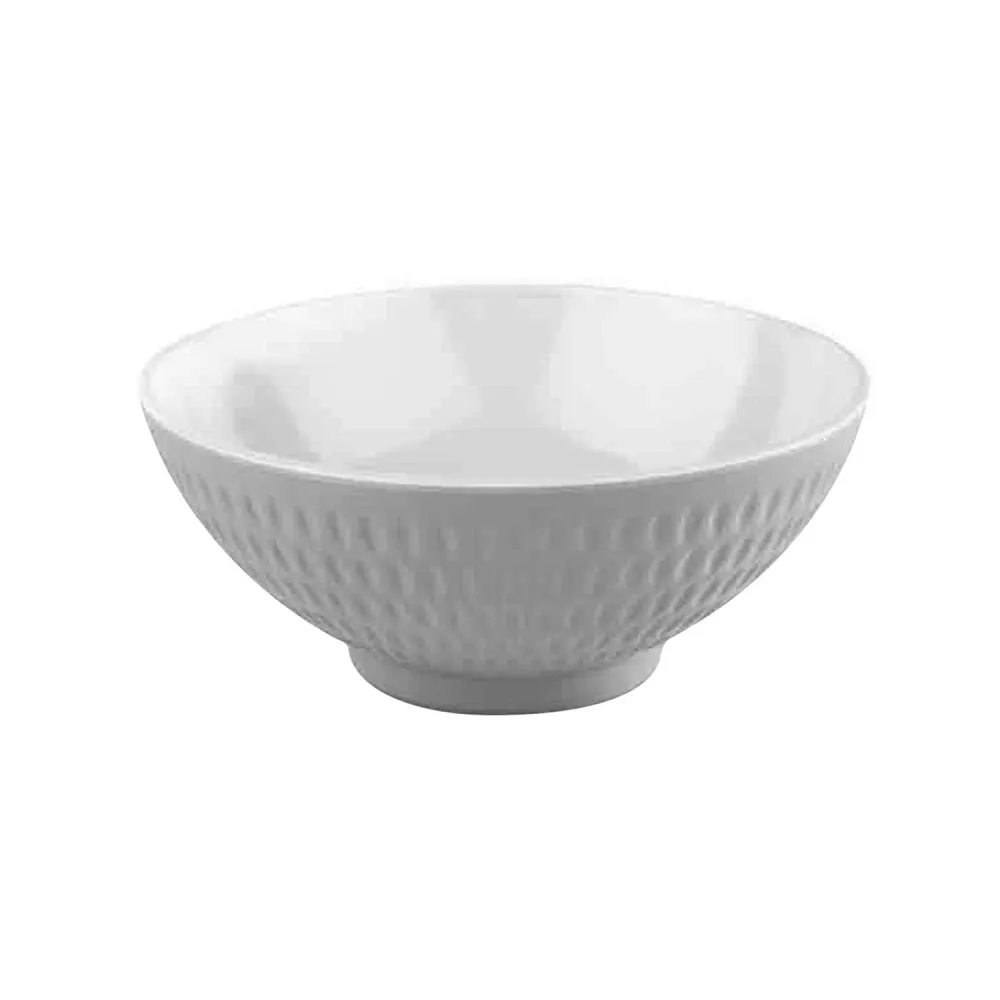 (6 бр.) Купичка - ASIA PLUS - Меламин - 600ml - Ø 160mm - Дълбочина: 70mm - Бяло/Сиво