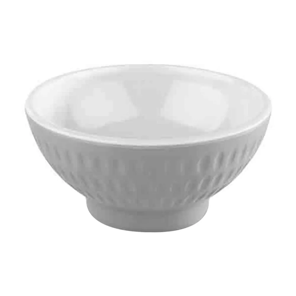 (6 бр.) Купички за сос - ASIA PLUS - Меламин - 60ml - Ø75mm - Бял/Сив