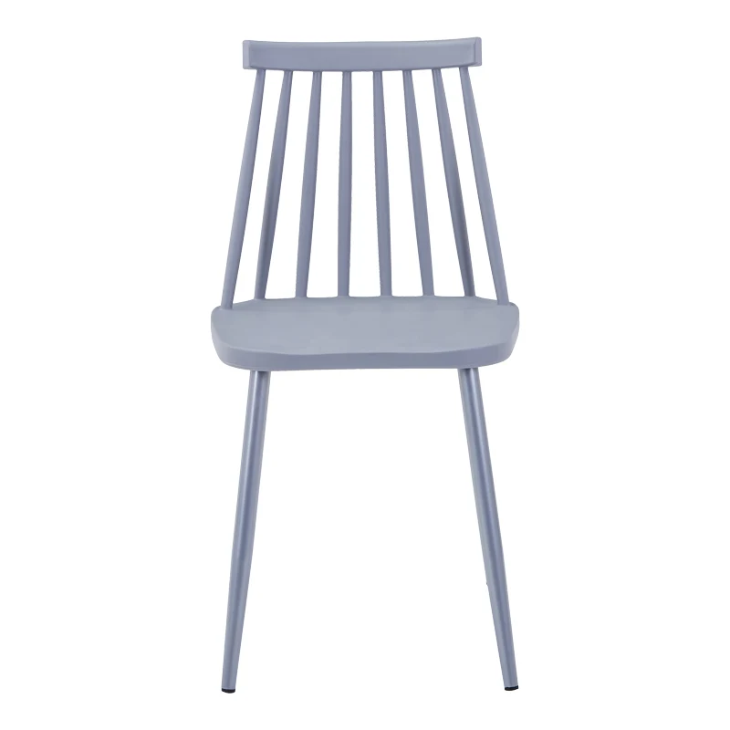 Стол AURORA pp в сив нюанс-сив метален крак 43x48x79см