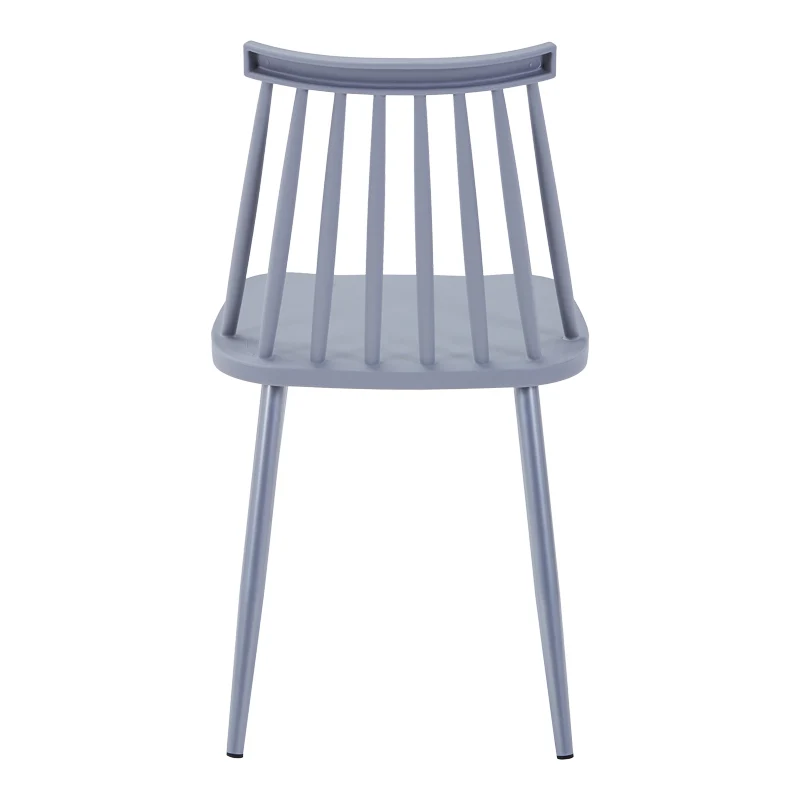 Стол AURORA pp в сив нюанс-сив метален крак 43x48x79см