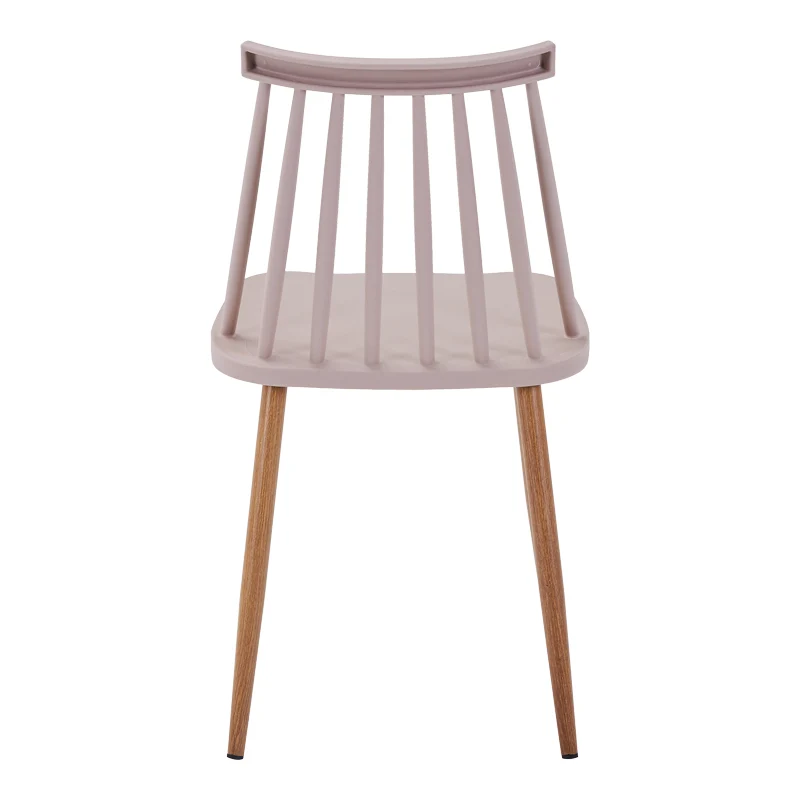 Стол AURORA pp в кафяв нюанс-естествен метален крак 43x48x79см