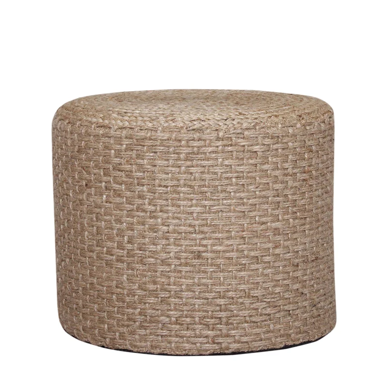 Axar табуретка от юта в естествен нюанс D40x40см