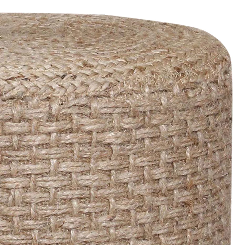 Axar табуретка от юта в естествен нюанс D40x40см
