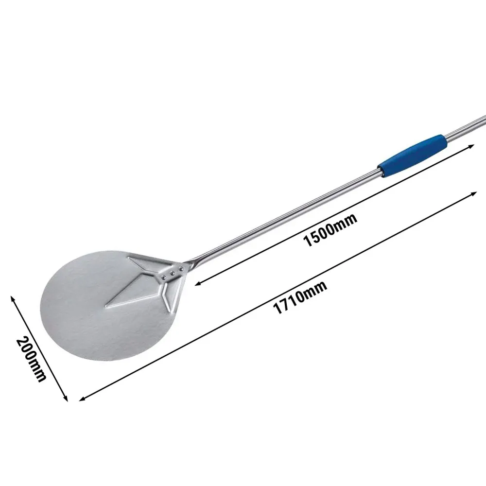 Квадратна лопата за пица – AZZURRA – неръждаема стомана – 200x200mm – професионална