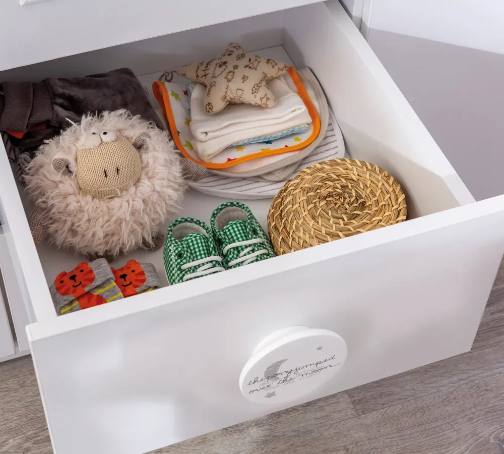 Трикрилен гардероб «Baby Cotton» - ширина 133см