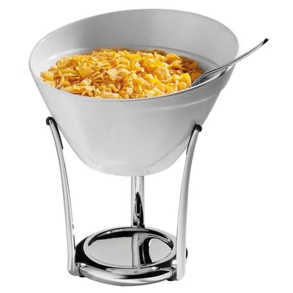(6 бр.) Купа - BALANCE - Меламин - 2.5L - Ø 245mm - Дълбочина: 150mm - Бяло