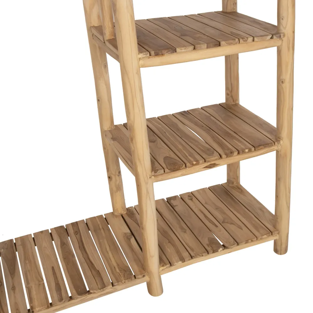 Етажерка BALEN натурал 120x50x180