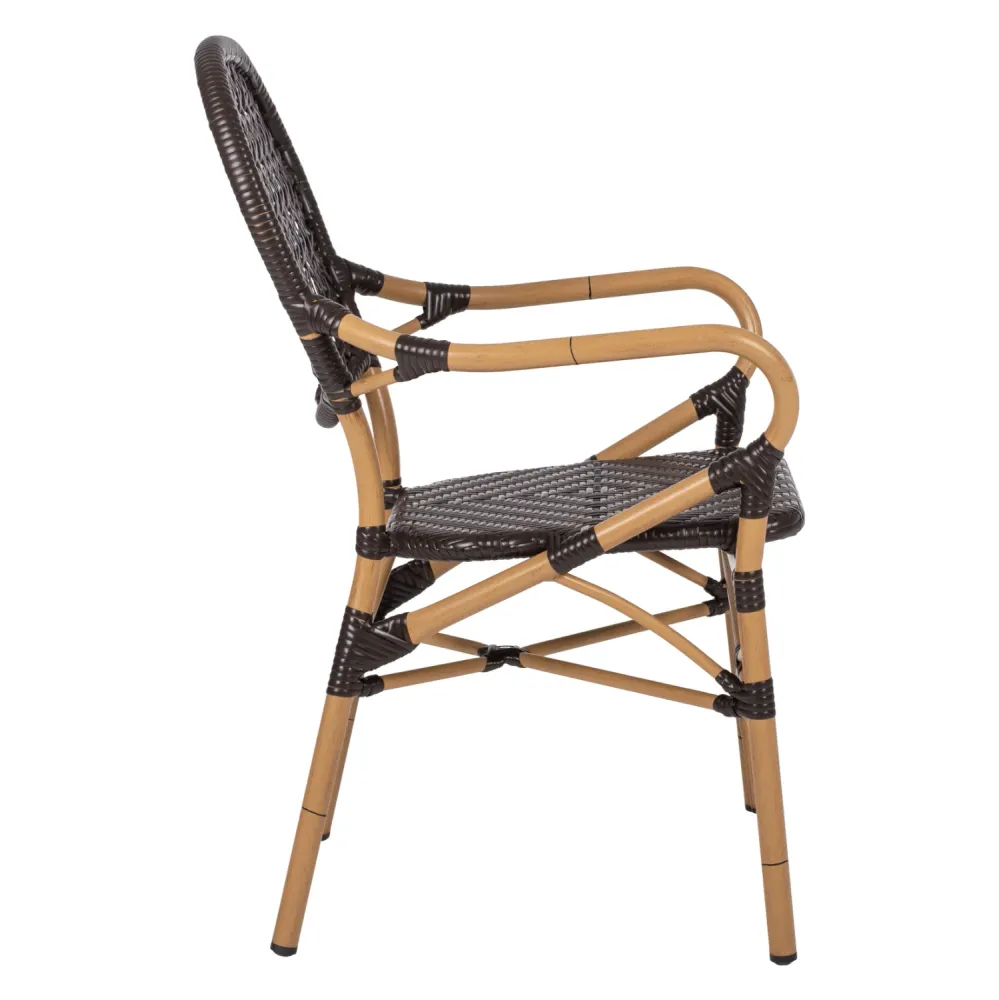 Стол BAMBOO кафяв цвят 56x62x95