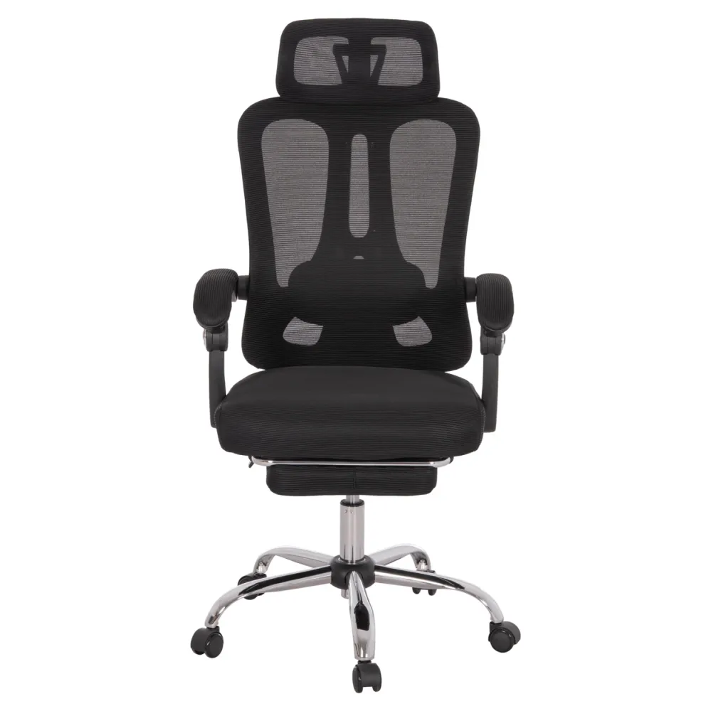 Офис стол BARNET черен цвят 61x62x123см