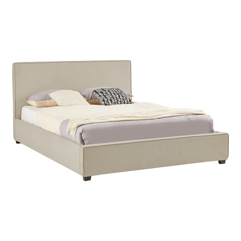 Двойно легло Bedka сив плат 160x200см