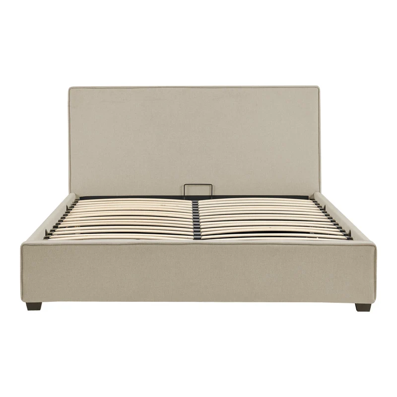 Двойно легло Bedka сив плат 160x200см