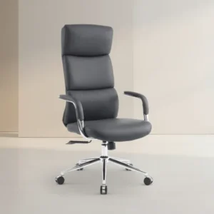 Мениджърски офис стол Bendona черен pu 71x78x119-127см