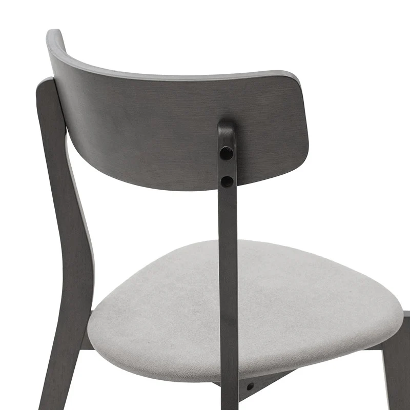 Трапезен комплект benson - toto 7бр. 150x90x75cm в рустик сиво - сив плат