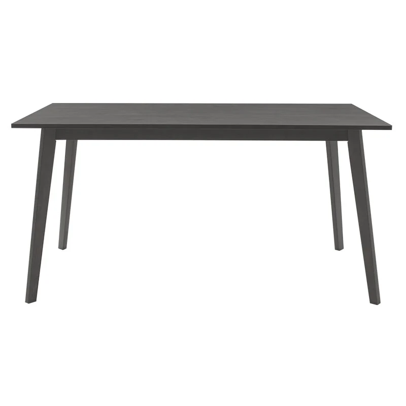 Трапезен комплект benson - toto 7бр. 150x90x75cm в рустик сиво - сив плат