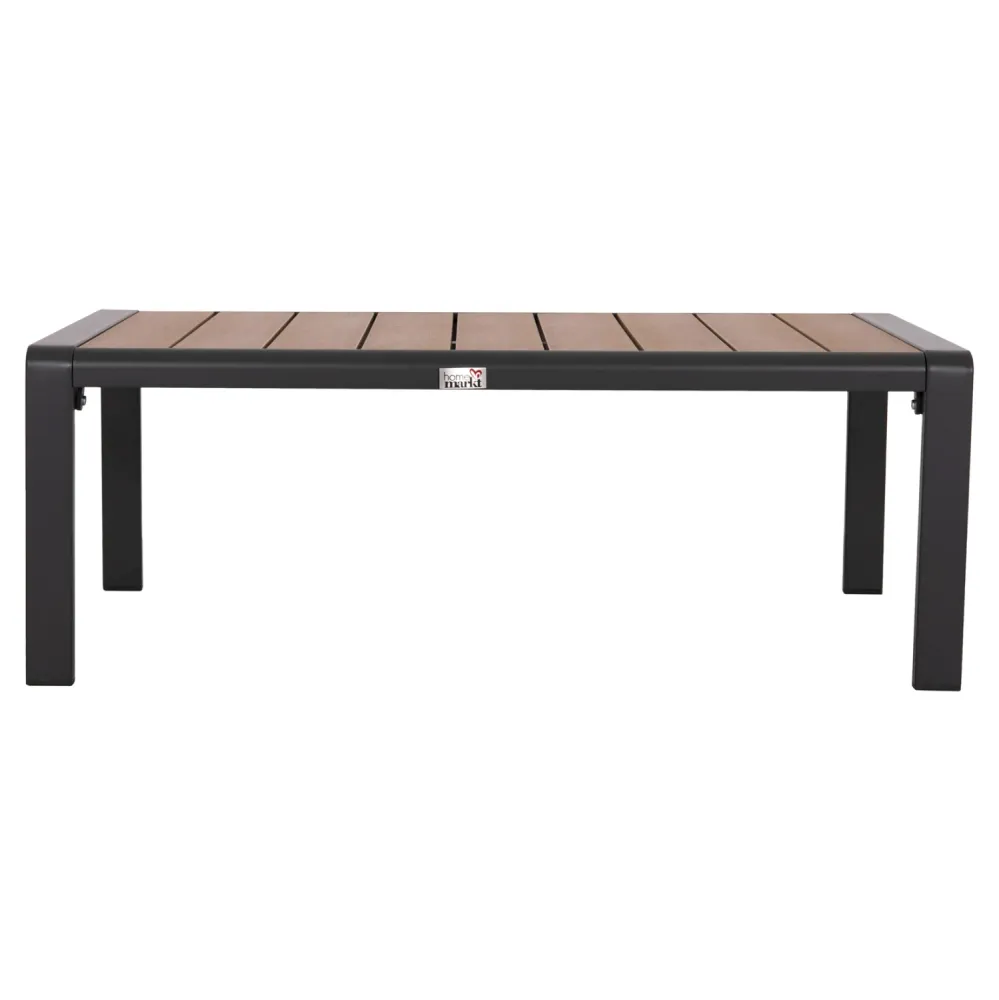 Масичка BENTRY цвят антрацит-натурал 100x56x35