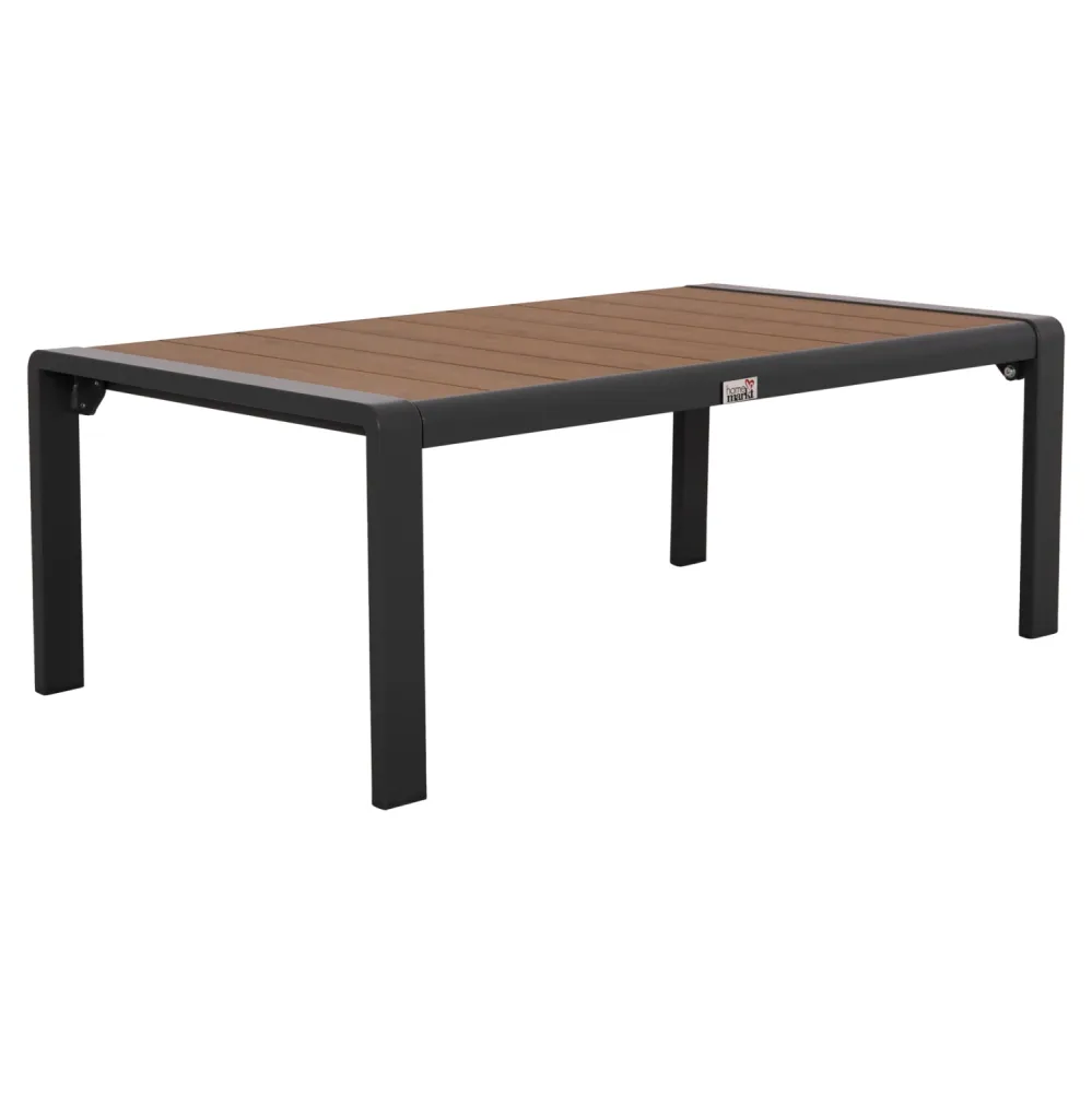 Масичка BENTRY цвят антрацит-натурал 100x56x35