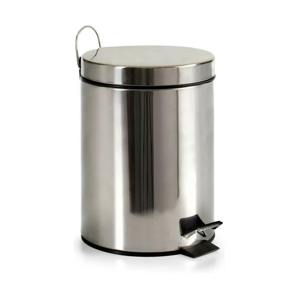 Кошче с педал Berilo B0010 5L Сребрист Неръждаема стомана Пластмаса 5 L (4 броя)