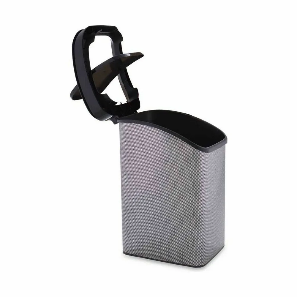 Кошче за боклук Berilo D085-2 Тъмно сив Пластмаса 12 L Накланящ се (6 броя)