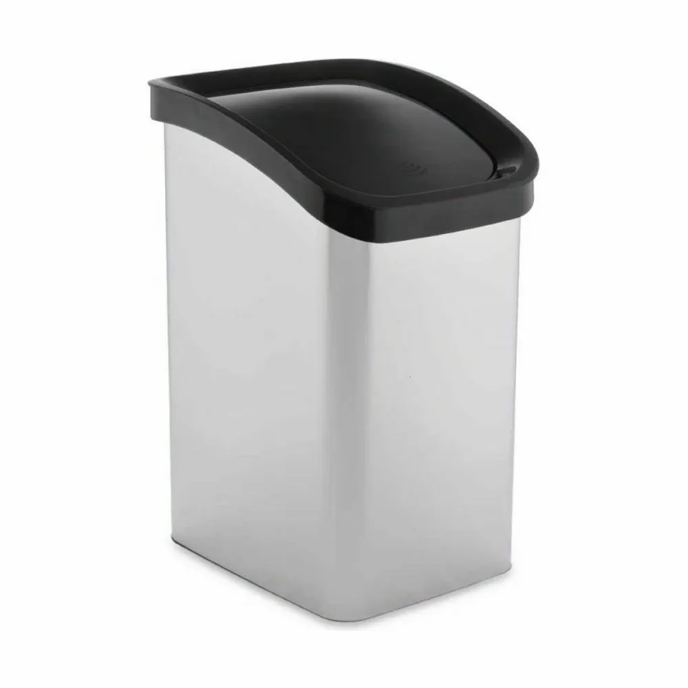 Кошче за боклук Berilo D093-1 Сребрист Пластмаса 23 L Накланящ се (6 броя)