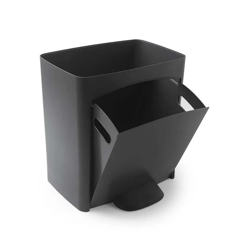 Кошче за Рециклирани Отпадъци SP Berner Антрацит 10 L 30 L x 2 Пластмаса 3 Отделения (1 броя)