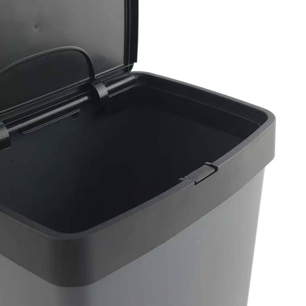 Кошче за Рециклирани Отпадъци SP Berner Антрацит 10 L 30 L x 2 Пластмаса 3 Отделения (1 броя)