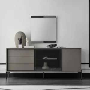 Бюфет «Berta» с три чекмеджета, с LED осветление, размер 192х82х50см