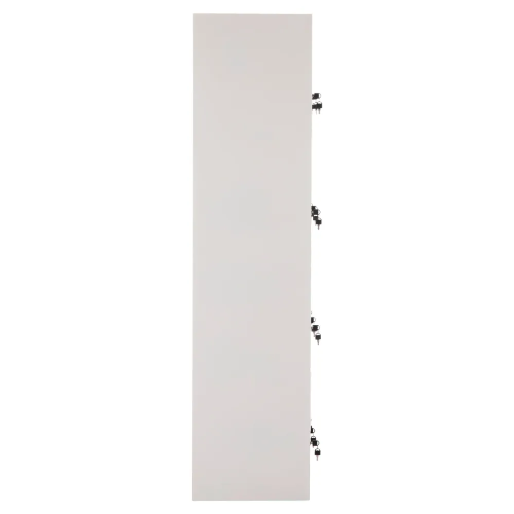 Метално шкафче Bexley с 12 заключващи се шкафа с ключ, сиво, 90x45x185 см