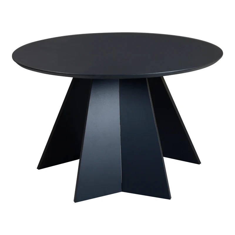 Трапезна маса BIBBLE MDF в черен нюанс D120x76см