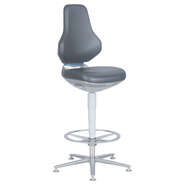 Лабораторен ергономичен стол BIMOS TEXON 3 - 9171R - сив
