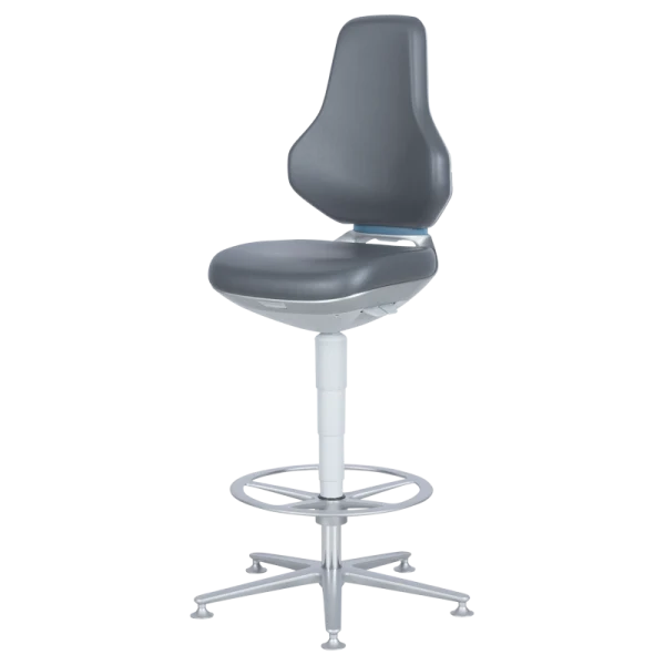 Лабораторен ергономичен стол BIMOS TEXON 3 - 9171R - сив