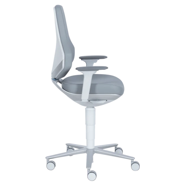 Лабораторен ергономичен стол BIMOS TEXON 2 - 9173R - сив