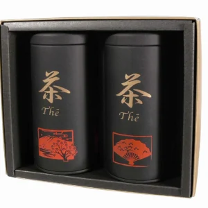 Подаръчен комплект японски кутии за чай Thé Black