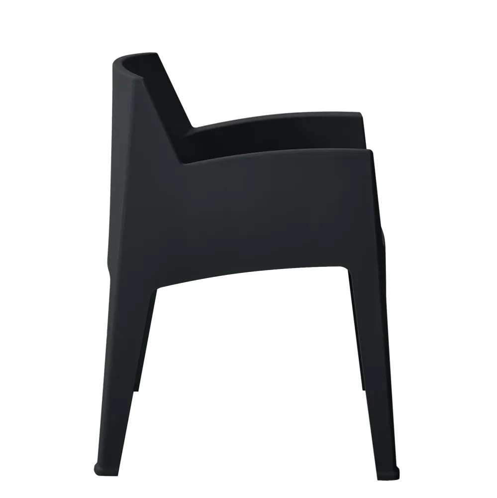 Стол BLACK SLEEK черен цвят